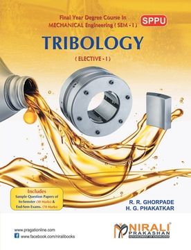 portada Tribology (en Inglés)