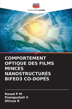 portada Comportement Optique Des Films Minces Nanostructurés Bifeo3 Co-Dopés (en Francés)