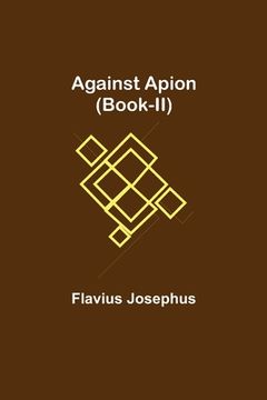 portada Against Apion (Book-II) (in English)