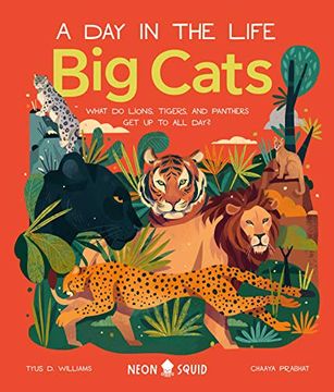 portada Big Cats (a day in the Life): What do Lions, Tigers, and Panthers get up to all Day? (en Inglés)