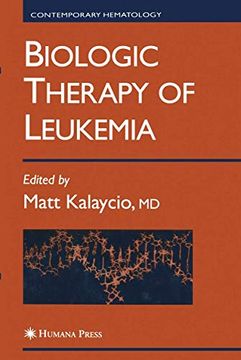 portada Biologic Therapy of Leukemia (en Inglés)