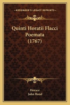 portada Quinti Horatii Flacci Poemata (1767) (en Latin)