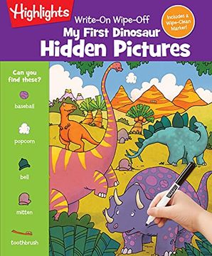 portada My First Dinosaur Hidden Pictures (Write-On Wipe-Off my First Activity Books) (en Inglés)