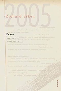 portada Crush (Yale Series of Younger Poets) (in English)