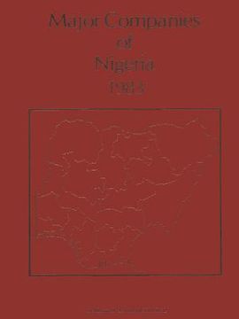 portada Major Companies of Nigeria 1983 (en Inglés)