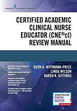 portada Certified Academic Clinical Nurse Educator (Cne®Cl) Review Manual (en Inglés)