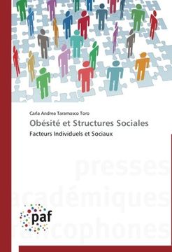 portada Obesite Et Structures Sociales