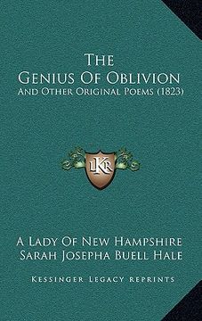 portada the genius of oblivion: and other original poems (1823) (en Inglés)