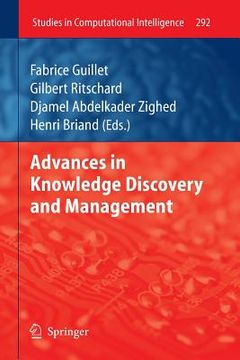 portada advances in knowledge discovery and management (in English)