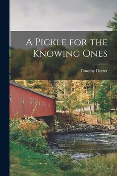 portada A Pickle for the Knowing Ones