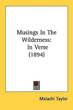 portada musings in the wilderness: in verse (1894) (en Inglés)