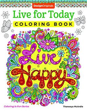 portada Live for Today Coloring Book (Coloring is Fun)
