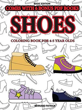 portada Coloring Book for 4-5 Year Olds (Shoes) (in English)