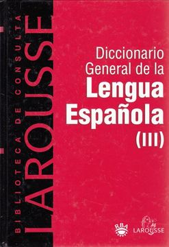 portada Diccionario General de la Lengua Española iii