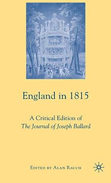 portada England in 1815: A Critical Edition of the Journal of Joseph Ballard 