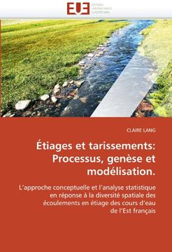 portada Etiages Et Tarissements: Processus, Genese Et Modelisation.