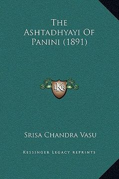 portada the ashtadhyayi of panini (1891) (en Inglés)