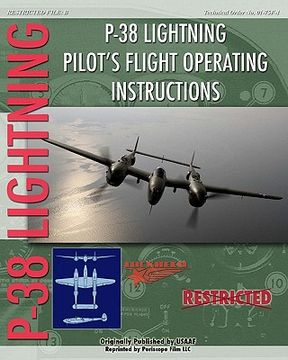 portada p-38 lighting pilot's flight operating instructions
