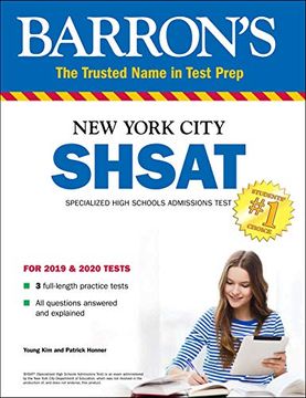 portada Barron's Shsat: New York City Specialized High Schools Admissions Test (Barron's Test Prep) (en Inglés)