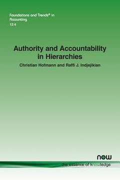 portada Authority and Accountability in Hierarchies (en Inglés)