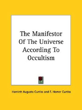 portada the manifestor of the universe according to occultism