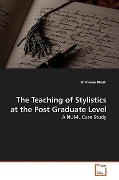 portada the teaching of stylistics at the post graduate level (en Inglés)