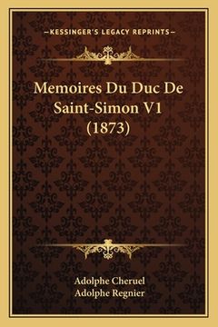 portada Memoires Du Duc De Saint-Simon V1 (1873) (in French)