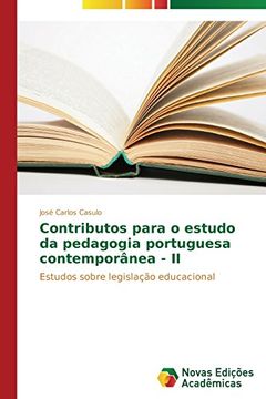 portada Contributos para o estudo da pedagogia portuguesa contemporânea - II
