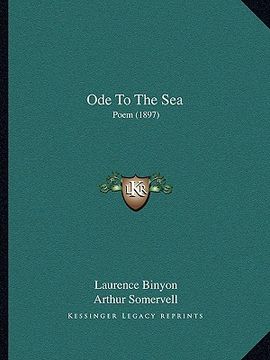 portada ode to the sea: poem (1897) (en Inglés)