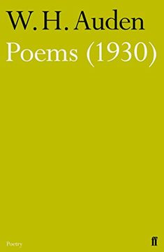 portada Poems (1930) (libro en Inglés)