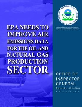 portada EPA Needs to Improve Air Emissions Data for the Oil and Natural Gas Production Sector