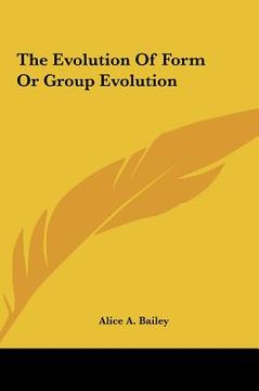 portada the evolution of form or group evolution the evolution of form or group evolution
