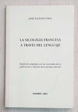 portada La Sicología (Psicología) Francesa a Través del Lenguaje