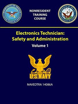 portada Electronics Technician: Volume 1 - Safety and Administration - Navedtra 14086A (en Inglés)
