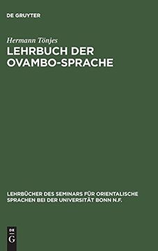 portada Lehrbuch der Ovambo-Sprache: Osikuanjama - Deutsch (en Alemán)