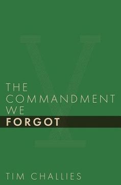 portada The Commandment We Forgot