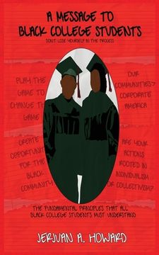 portada A Message To Black College Students (en Inglés)
