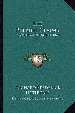 portada the petrine claims: a critical inquiry (1889)