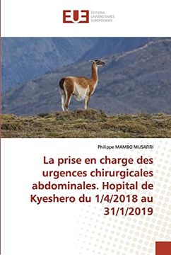 portada La Prise en Charge des Urgences Chirurgicales Abdominales. Hopital de Kyeshero du 1 (in French)