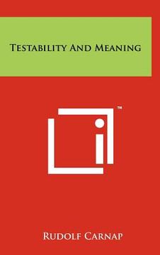 portada testability and meaning (en Inglés)