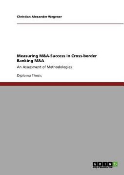 portada measuring m&a-success in cross-border banking m&a (en Inglés)
