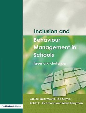 portada inclusion and behaviour management in schools: issues and challenges (in English)