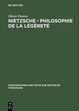 portada Nietzsche - Philosophie de la Légèreté (en Francés)