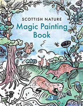 portada Magic Painting Book: Scottish Nature (en Inglés)