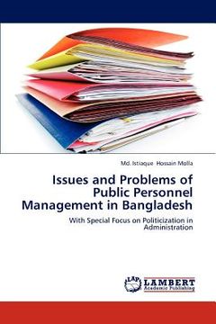 portada issues and problems of public personnel management in bangladesh (en Inglés)