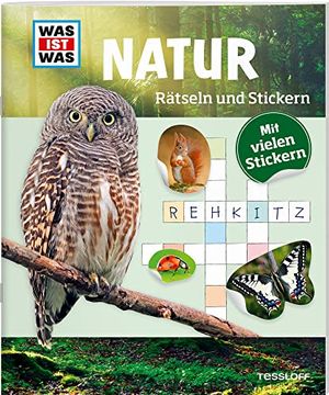 portada Rätseln und Stickern: Natur (Was ist was - Rätselhefte) (en Alemán)