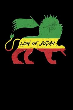 portada Lion Of Judah: Gift idea for reggae lovers and jamaican music addicts. 6 x 9 inches - 100 pages (en Inglés)