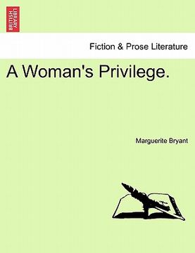 portada a woman's privilege. (in English)