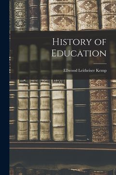 portada History of Education (en Inglés)