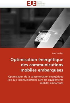 portada Optimisation Energetique Des Communications Mobiles Embarquees